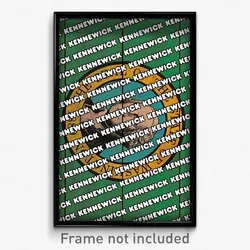 Kennewick Washington Poster (WA City Souvenir 11x17 Town Print)