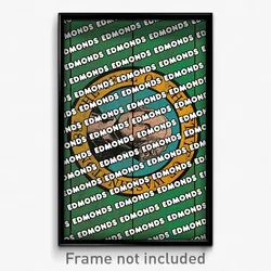 Edmonds Washington Poster (WA City Souvenir 11x17 Town Print)