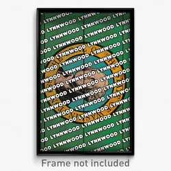 Lynnwood Washington Poster (WA City Souvenir 11x17 Town Print)