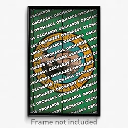 Orchards Washington Poster (WA City Souvenir 11x17 Town Print)