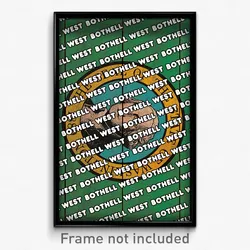 Bothell West Washington Poster (WA City Souvenir 11x17 Town Print)