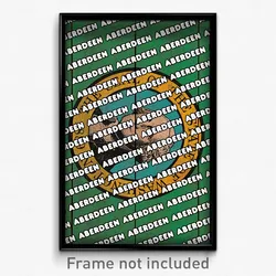 Aberdeen Washington Poster (WA City Souvenir 11x17 Town Print)