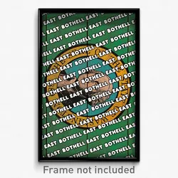 Bothell East Washington Poster (WA City Souvenir 11x17 Town Print)