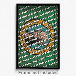 Lake Forest Park Washington Poster (WA City Souvenir 11x17 Town Print)