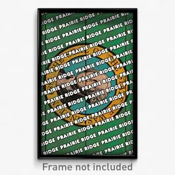 Prairie Ridge Washington Poster (WA City Souvenir 11x17 Town Print)