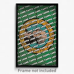 Lake Tapps Washington Poster (WA City Souvenir 11x17 Town Print)