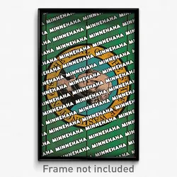 Minnehaha Washington Poster (WA City Souvenir 11x17 Town Print)