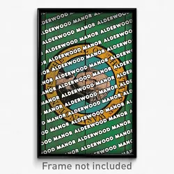 Alderwood Manor Washington Poster (WA City Souvenir 11x17 Town Print)