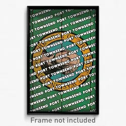 Port Townsend Washington Poster (WA City Souvenir 11x17 Town Print)