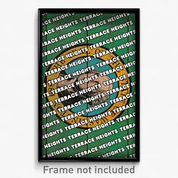 Terrace Heights Washington Poster (WA City Souvenir 11x17 Town Print)