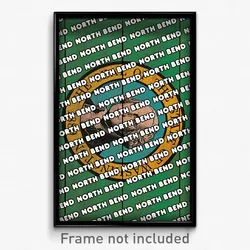 North Bend Washington Poster (WA City Souvenir 11x17 Town Print)