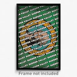 Sudden Valley Washington Poster (WA City Souvenir 11x17 Town Print)