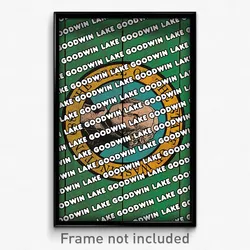 Lake Goodwin Washington Poster (WA City Souvenir 11x17 Town Print)