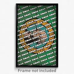 Omak Washington Poster (WA City Souvenir 11x17 Town Print)
