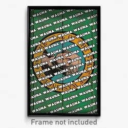 Wauna Washington Poster (WA City Souvenir 11x17 Town Print)