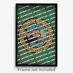 Lexington Washington Poster (WA City Souvenir 11x17 Town Print)