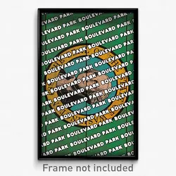 Boulevard Park Washington Poster (WA City Souvenir 11x17 Town Print)