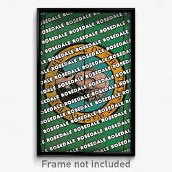 Rosedale Washington Poster (WA City Souvenir 11x17 Town Print)