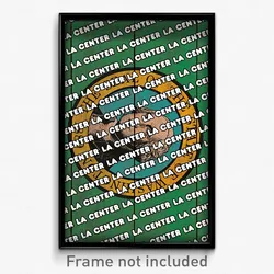 La Center Washington Poster (WA City Souvenir 11x17 Town Print)