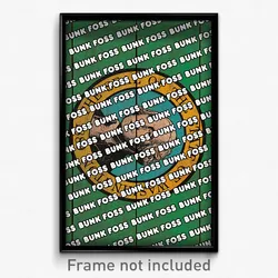 Bunk Foss Washington Poster (WA City Souvenir 11x17 Town Print)