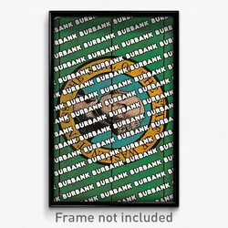 Burbank Washington Poster (WA City Souvenir 11x17 Town Print)