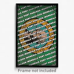 Port Hadlock-Irondale Washington Poster (WA City Souvenir 11x17 Town Print)