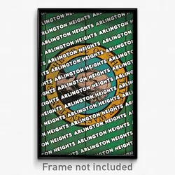 Arlington Heights Washington Poster (WA City Souvenir 11x17 Town Print)