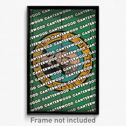 Canterwood Washington Poster (WA City Souvenir 11x17 Town Print)