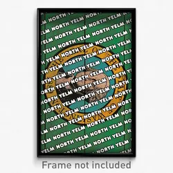 North Yelm Washington Poster (WA City Souvenir 11x17 Town Print)