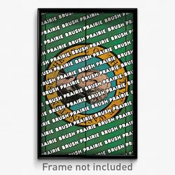 Brush Prairie Washington Poster (WA City Souvenir 11x17 Town Print)