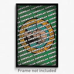 Chewelah Washington Poster (WA City Souvenir 11x17 Town Print)