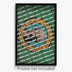 Freeland Washington Poster (WA City Souvenir 11x17 Town Print)