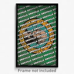 Oroville Washington Poster (WA City Souvenir 11x17 Town Print)