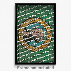 Duluth Washington Poster (WA City Souvenir 11x17 Town Print)