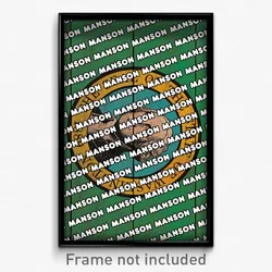 Manson Washington Poster (WA City Souvenir 11x17 Town Print)