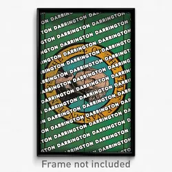 Darrington Washington Poster (WA City Souvenir 11x17 Town Print)