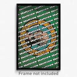 Grapeview Washington Poster (WA City Souvenir 11x17 Town Print)