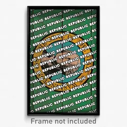 Republic Washington Poster (WA City Souvenir 11x17 Town Print)