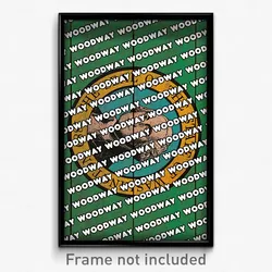 Woodway Washington Poster (WA City Souvenir 11x17 Town Print)