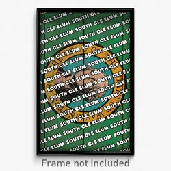 South Cle Elum Washington Poster (WA City Souvenir 11x17 Town Print)