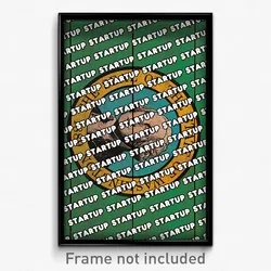 Startup Washington Poster (WA City Souvenir 11x17 Town Print)