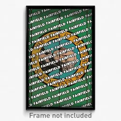 Fairfield Washington Poster (WA City Souvenir 11x17 Town Print)
