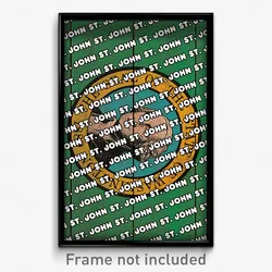 St. John Washington Poster (WA City Souvenir 11x17 Town Print)