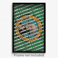 Lower Elochoman Washington Poster (WA City Souvenir 11x17 Town Print)