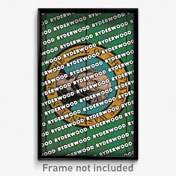 Ryderwood Washington Poster (WA City Souvenir 11x17 Town Print)