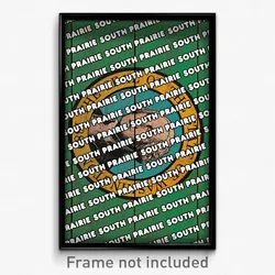 South Prairie Washington Poster (WA City Souvenir 11x17 Town Print)