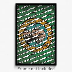 Jamestown Washington Poster (WA City Souvenir 11x17 Town Print)
