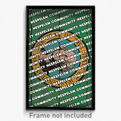 Nespelem Community Washington Poster (WA City Souvenir 11x17 Town Print)