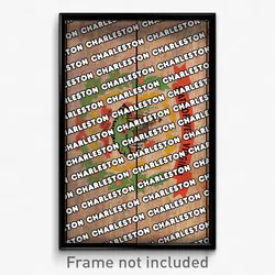 Charleston West Virginia Poster (WV City Souvenir 11x17 Town Print)