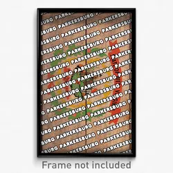 Parkersburg West Virginia Poster (WV City Souvenir 11x17 Town Print)